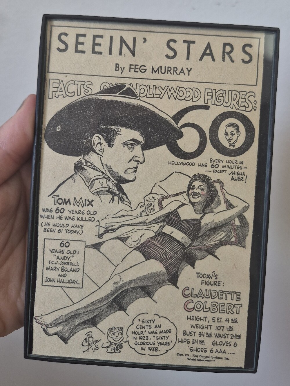 Seein' Stars Framed Clippings - Picture 4 of 9